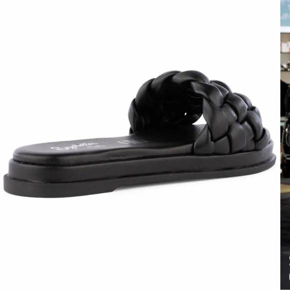 49. Seychelles Bellisima Slide Sandal in Black, Size 7.5 - Picture 3 of 15